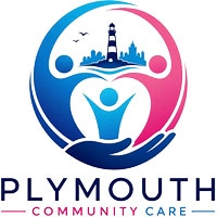 A colourful Plymouth Community Care logo featuring two supporting figures surrounding a smaller person, with a lighthouse and cityscape above, symbolising guidance, home care and community support. A colourful Plymouth Community Care logo featuring two supporting figures surrounding a smaller person, with a lighthouse and cityscape above, symbolising guidance, home care and community support.